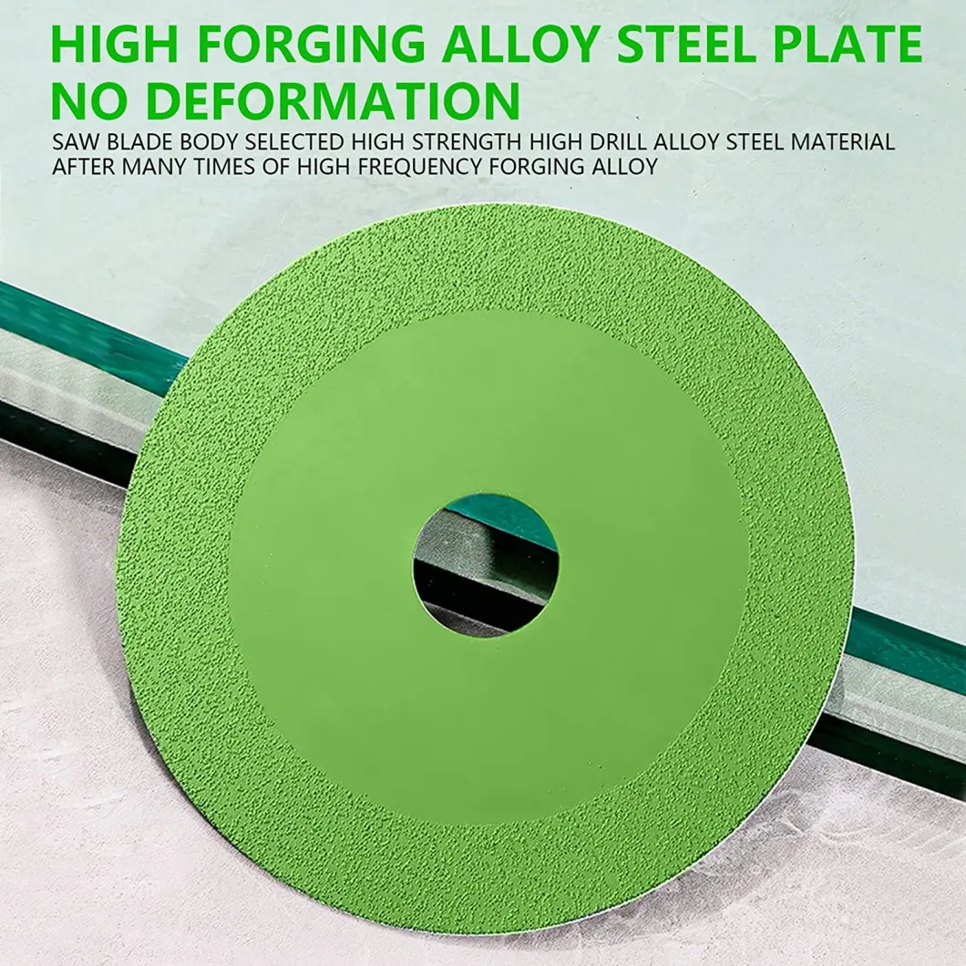 4′ ′ Ultra-Thin Diamond Saw Blade for Smooth Cutting Glass Jade Crystal Wine Bottles Grinding Tile Polishing